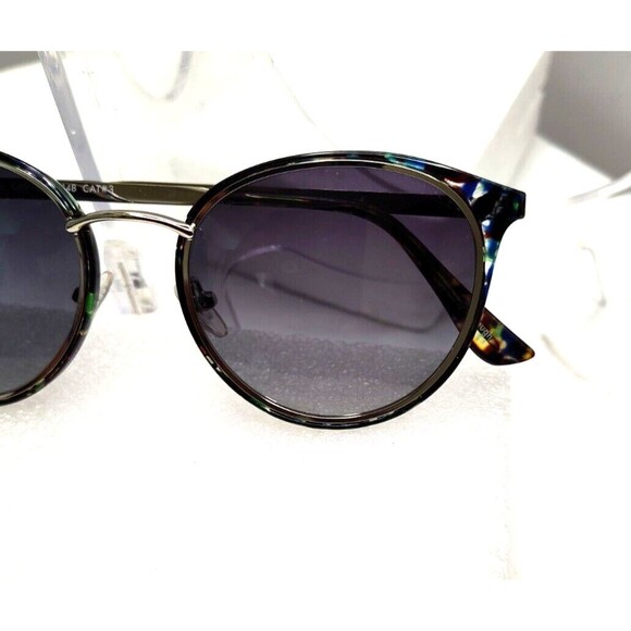 Prive Revaux Polarized Sunglasses Womens Woveseeker Cat Black &Silver 52-19-148 - Picture 4 of 16